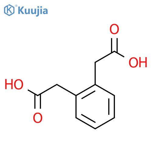 2-[2-(carboxymethyl)phenyl]acetic acid structure