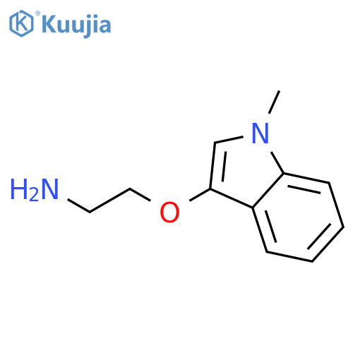 2-(1-methyl-1H-indol-3-yl)oxyethan-1-amine structure