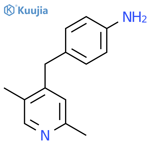 4-(2,5-DIMETHYLPYRIDIN-4-YL)METHYLANILINE structure