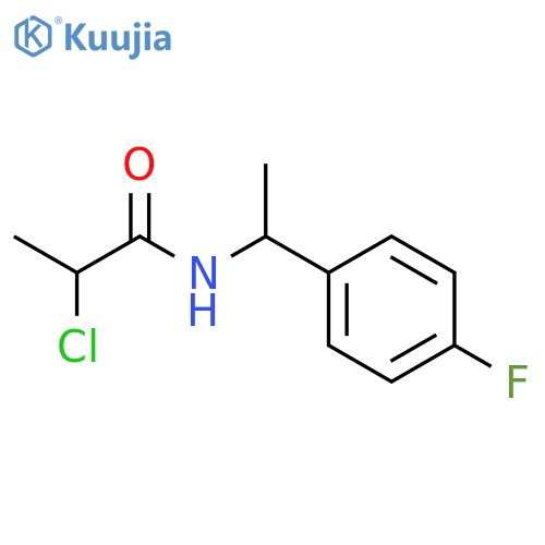 2-Chloro-N-1-(4-fluorophenyl)ethylpropanamide structure