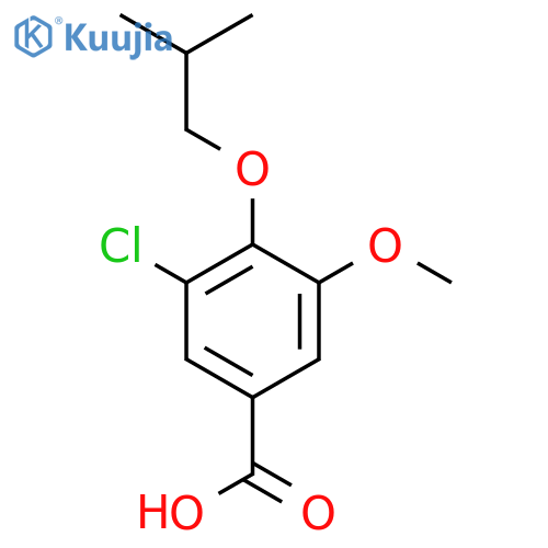 3-Chloro-5-Methoxy-4-(2-Methylpropoxy)Benzoic Acid structure