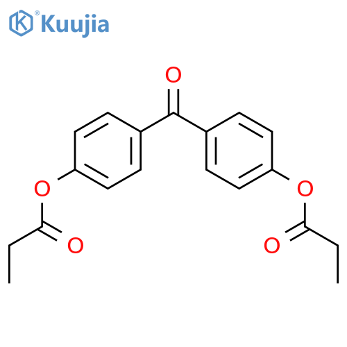 [4-(4-propanoyloxybenzoyl)phenyl] Propanoate structure