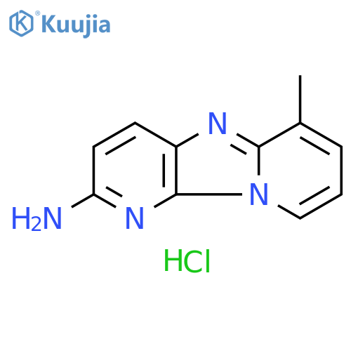 Pyrido[3',2':4,5]imidazo[1,2-a]pyridin-2-amine, 6-methyl-, hydrochloride (1:1) structure