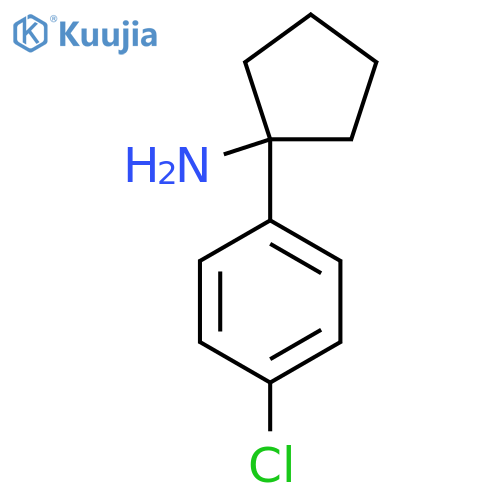 1-(4-chlorophenyl)cyclopentan-1-amine structure