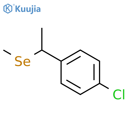 Benzene, 1-chloro-4-[1-(methylseleno)ethyl]- structure