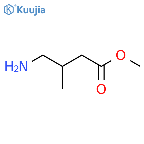 Methyl 4-amino-3-methylbutanoate structure