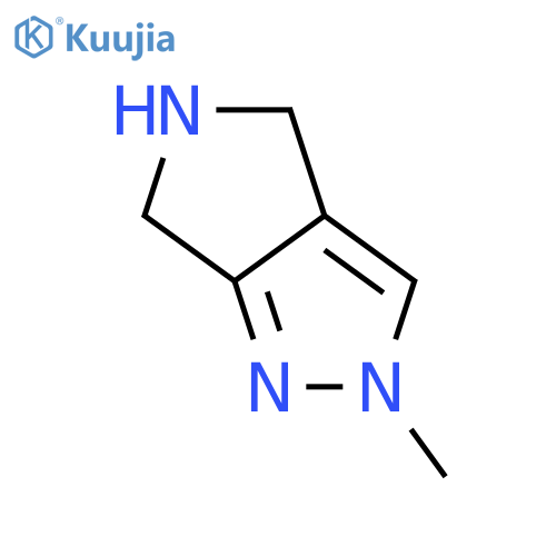 2-methyl-5,6-dihydro-4H-pyrrolo[3,4-c]pyrazole structure
