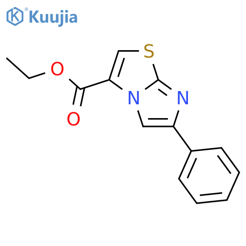 Ethyl 6-phenylimidazo2,1-b1,3thiazole-3-carboxylate structure