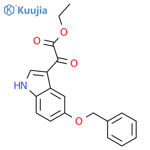 a-Oxo-5-(phenylmethoxy)-1H-indole-3-acetic Acid Ethyl Ester structure