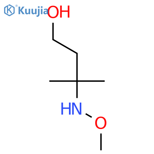 1-BUTANOL, 3-(METHOXYAMINO)-3-METHYL- structure