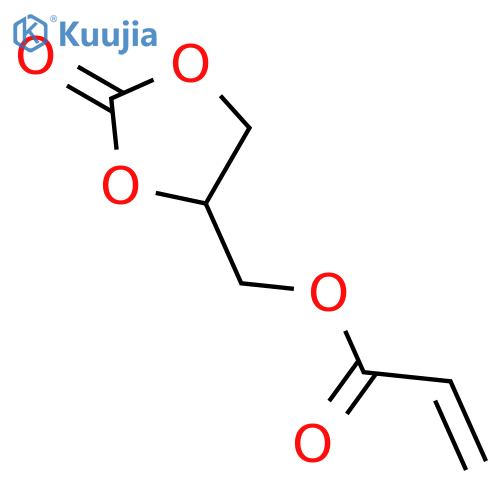 2-Propenoic acid, (2-oxo-1,3-dioxolan-4-yl)methyl ester structure