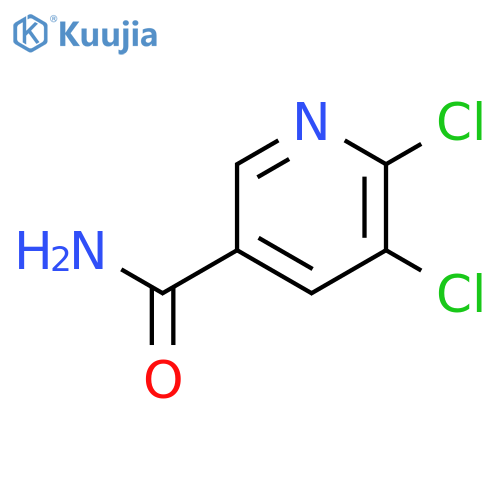 5,6-Dichloropyridine-3-carboxamide structure