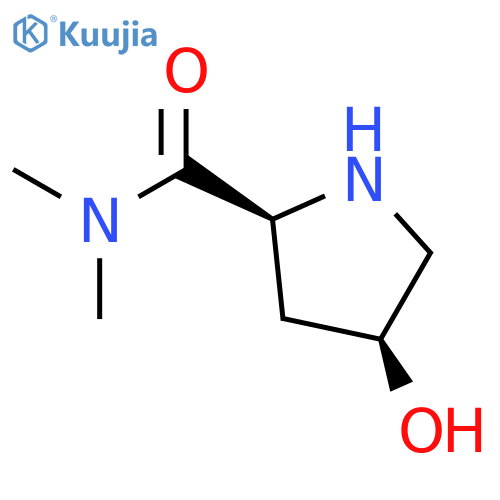 2-Pyrrolidinecarboxamide,4-hydroxy-N,N-dimethyl-, (2S,4S)- structure