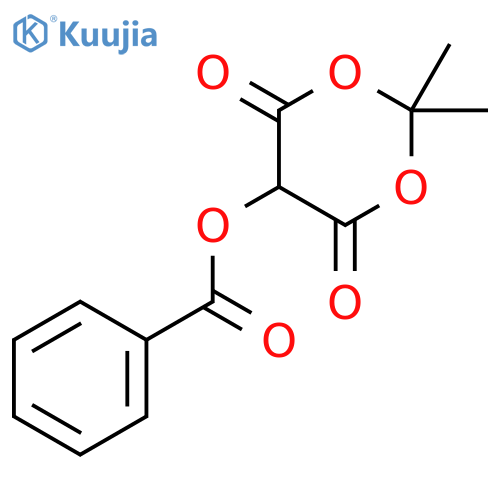 1,3-Dioxane-4,6-dione, 5-(benzoyloxy)-2,2-dimethyl- structure