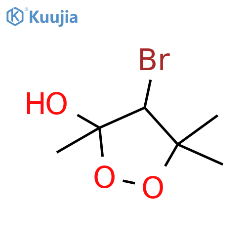 4-bromo-3,5,5-trimethyl-1,2-dioxolan-3-ol structure