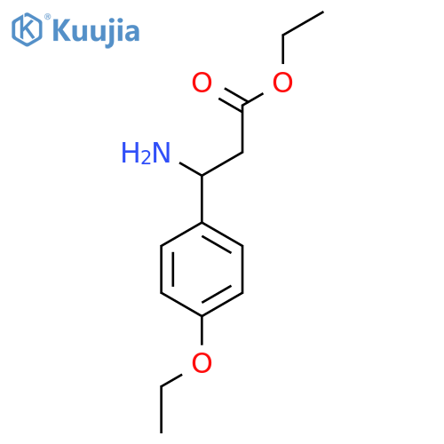 Ethyl 3-amino-3-(4-ethoxyphenyl)propanoate structure