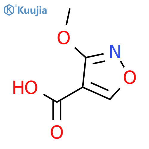 3-methoxy-1,2-oxazole-4-carboxylic acid structure