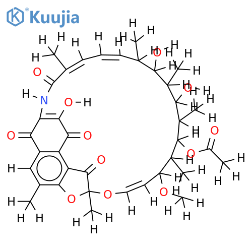 8-Deoxy-3-hydroxyrifamycin S structure