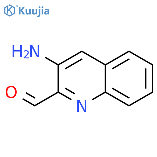 3-amino-2-Quinolinecarboxaldehyde structure