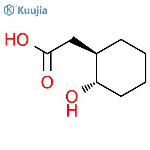 2-(1R,2S)-2-hydroxycyclohexylacetic acid structure