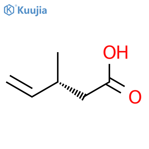 (R)-3-methylpent-4-enoic acid structure