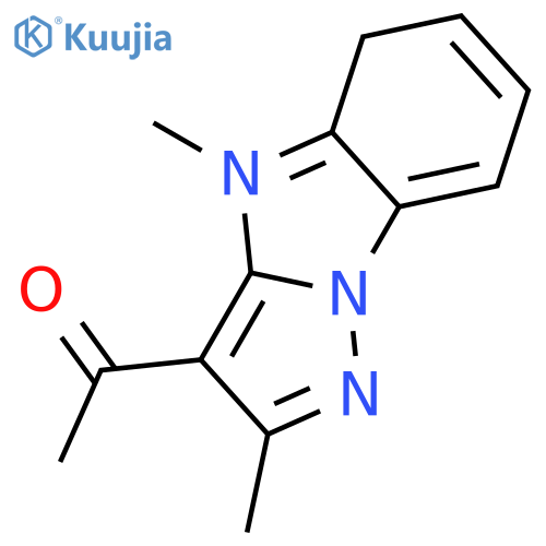 1-(2,4-Dimethyl-4h-pyrazolo1,5-Abenzimidazol-3-yl)ethanone structure