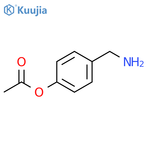 4-(aminomethyl)phenyl acetate structure