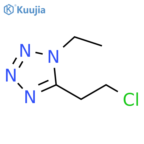 1H-Tetrazole, 5-(2-chloroethyl)-1-ethyl- structure
