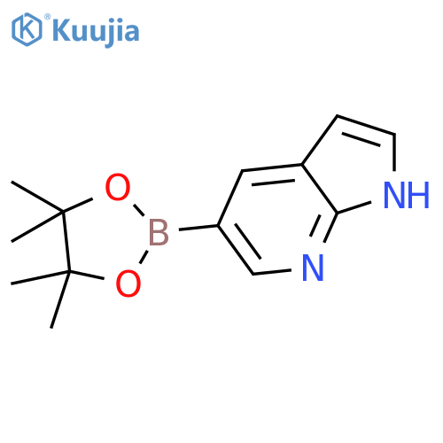 5-(tetramethyl-1,3,2-dioxaborolan-2-yl)-1H-pyrrolo[2,3-b]pyridine structure
