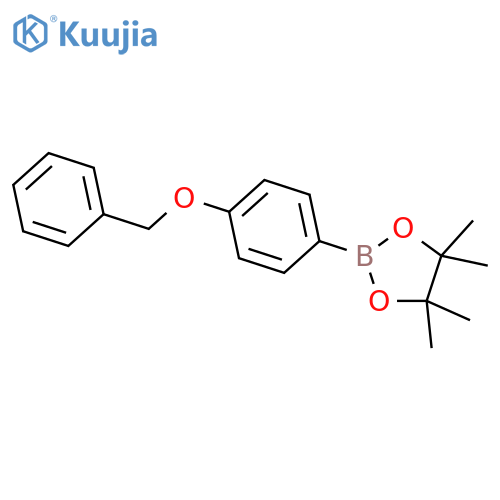 4-Benzyloxyphenylboronic acid, pinacol ester structure