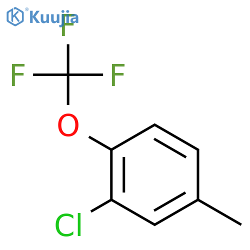 2-Chloro-4-methyl-1-(trifluoromethoxy)benzene structure
