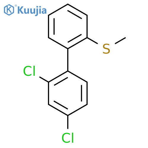 2,4-Dichloro-2'-methylsulfanyl-biphenyl structure