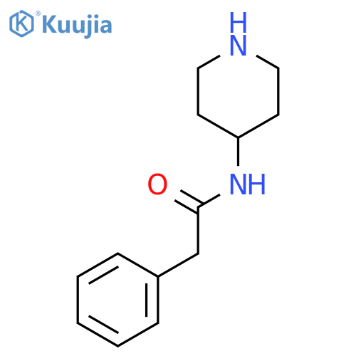 2-phenyl-N-(piperidin-4-yl)acetamide structure