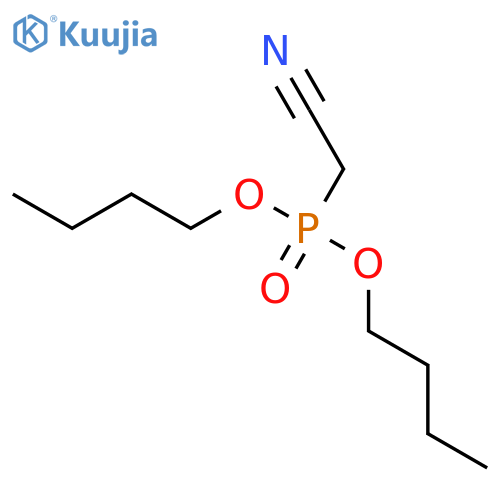 Phosphonic acid, (cyanomethyl)-, dibutyl ester structure