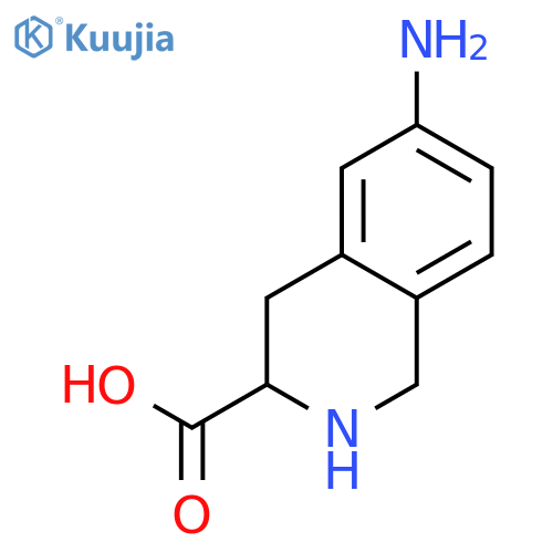 6-Amino-1,2,3,4-tetrahydroisoquinoline-3-carboxylic acid structure