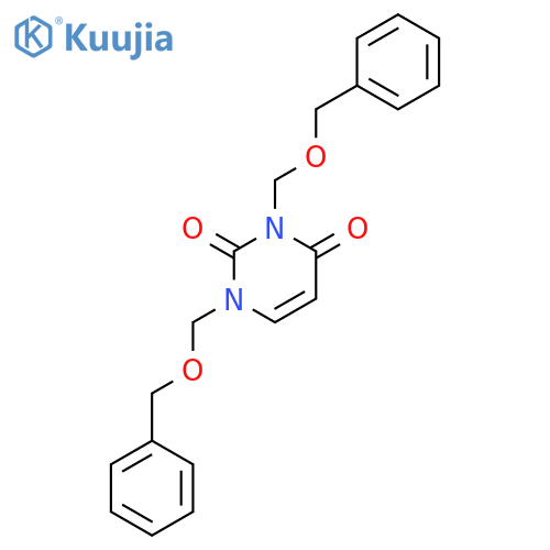 2,4(1H,3H)-PYRIMIDINEDIONE, 1,3-BIS[(PHENYLMETHOXY)METHYL]- structure