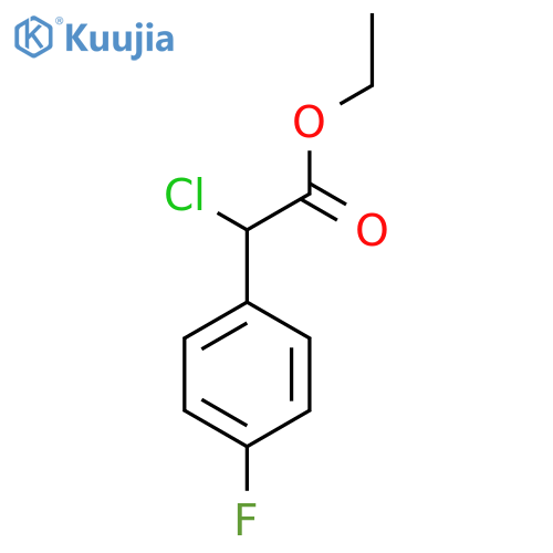 Ethyl 2-chloro-2-(4-fluorophenyl)acetate structure
