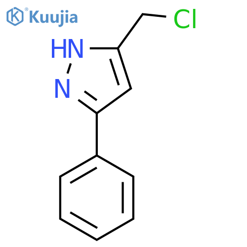 3-(Chloromethyl)-5-phenyl-1H-pyrazole structure