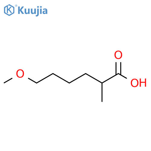 6-methoxy-2-methylhexanoic acid structure