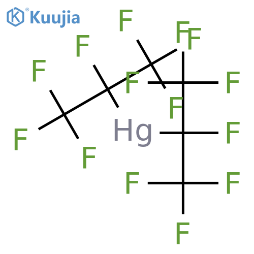 bis(heptafluoroisopropyl)mercury structure