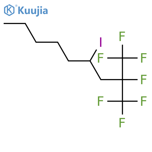 1,1,1,2-Tetrafluoro-4-iodo-2-(trifluoromethyl)nonane structure