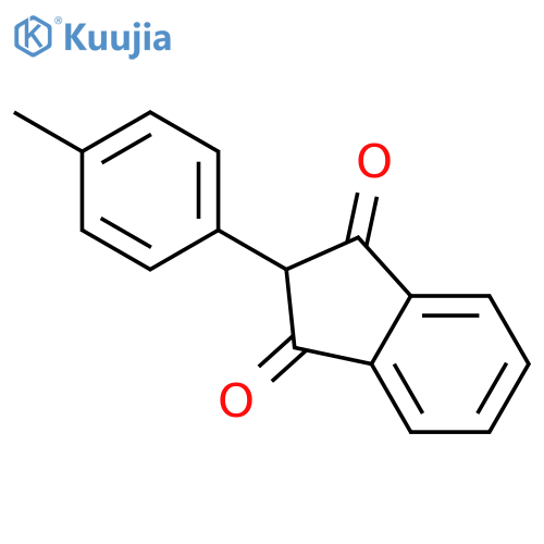 2-(4-Methylphenyl)-1H-indene-1,3(2H)-dione structure