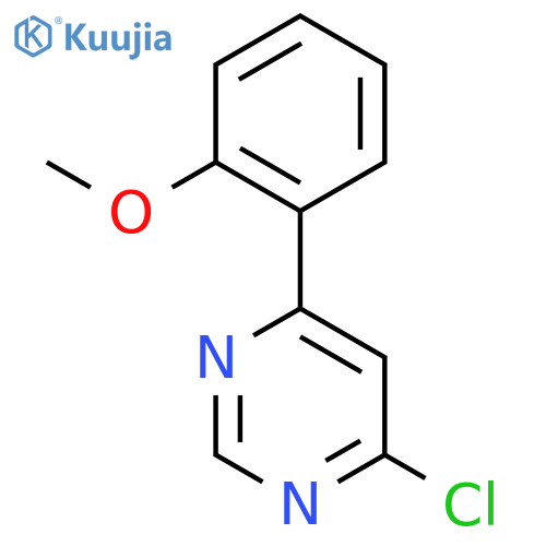 4-chloro-6-(2-methoxyphenyl)pyrimidine structure