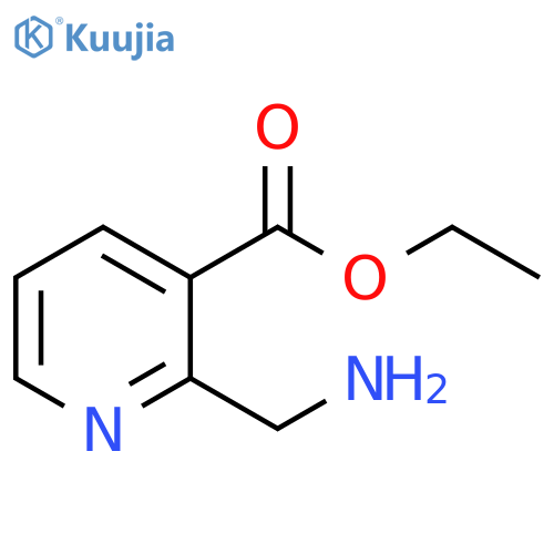 ethyl 2-(aminomethyl)pyridine-3-carboxylate structure