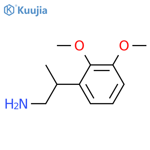 2-(2,3-dimethoxyphenyl)propan-1-amine structure