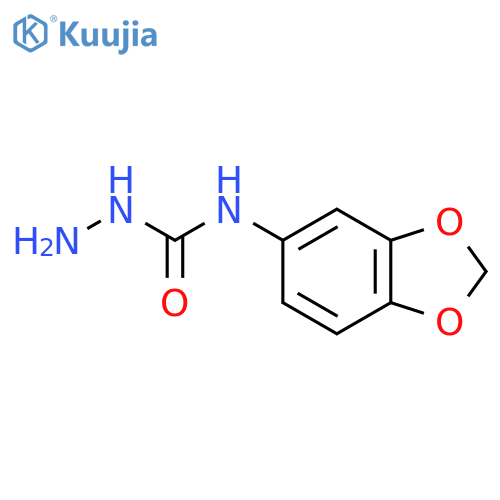 3-Amino-1-(2H-1,3-benzodioxol-5-yl)urea structure