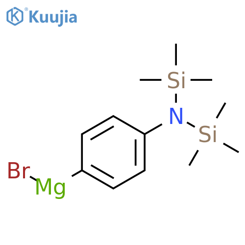 Magnesium, [4-[bis(trimethylsilyl)amino]phenyl]bromo- structure