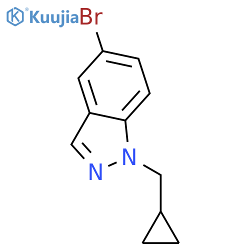 1H-Indazole, 5-bromo-1-(cyclopropylmethyl)- structure