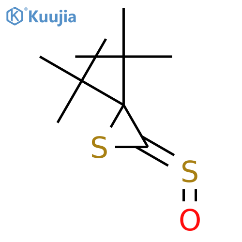 Thiiranethione, bis(1,1-dimethylethyl)-, S-oxide structure