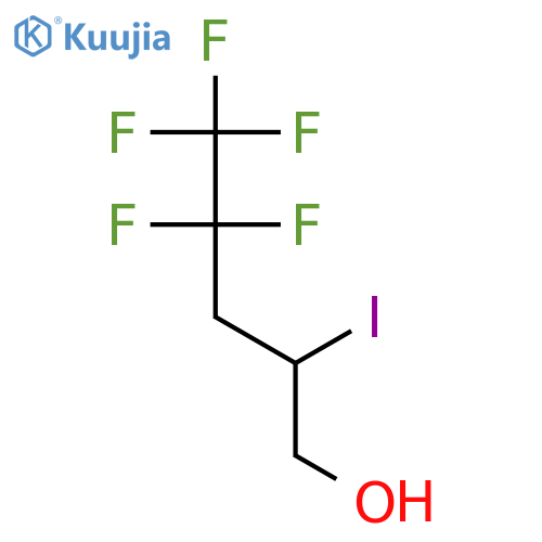 2-Iodo-4,4,5,5,5-pentafluoropentan-1-ol structure